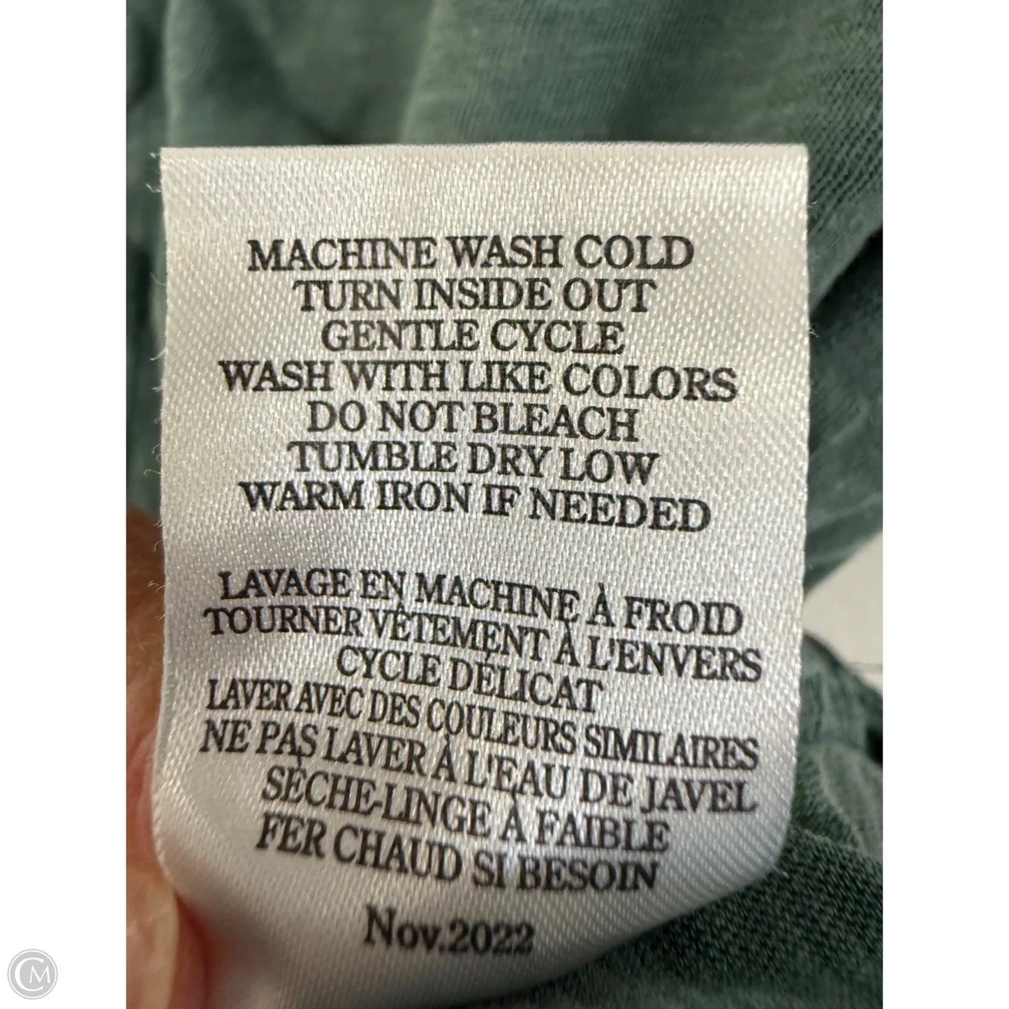 Top Short Sleeve By Z Supply In Green, Size: S