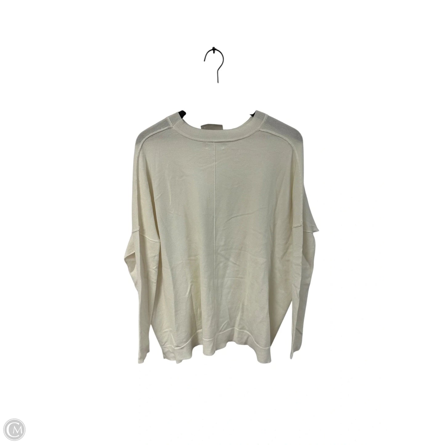 Sweater By Clothes Mentor In White, Size: S