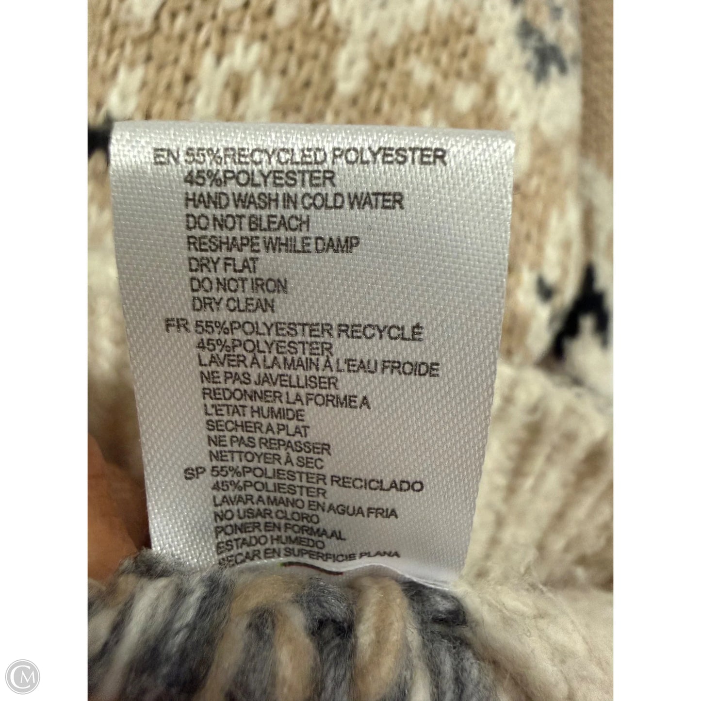 Sweater By Rd Style In Tan, Size: S