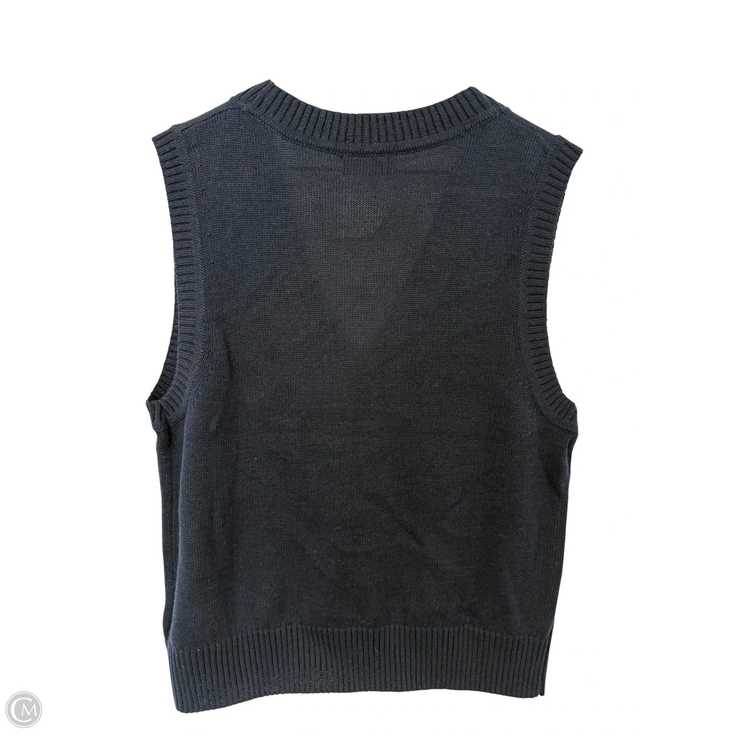 Vest Sweater By Gap In Blue, Size: S