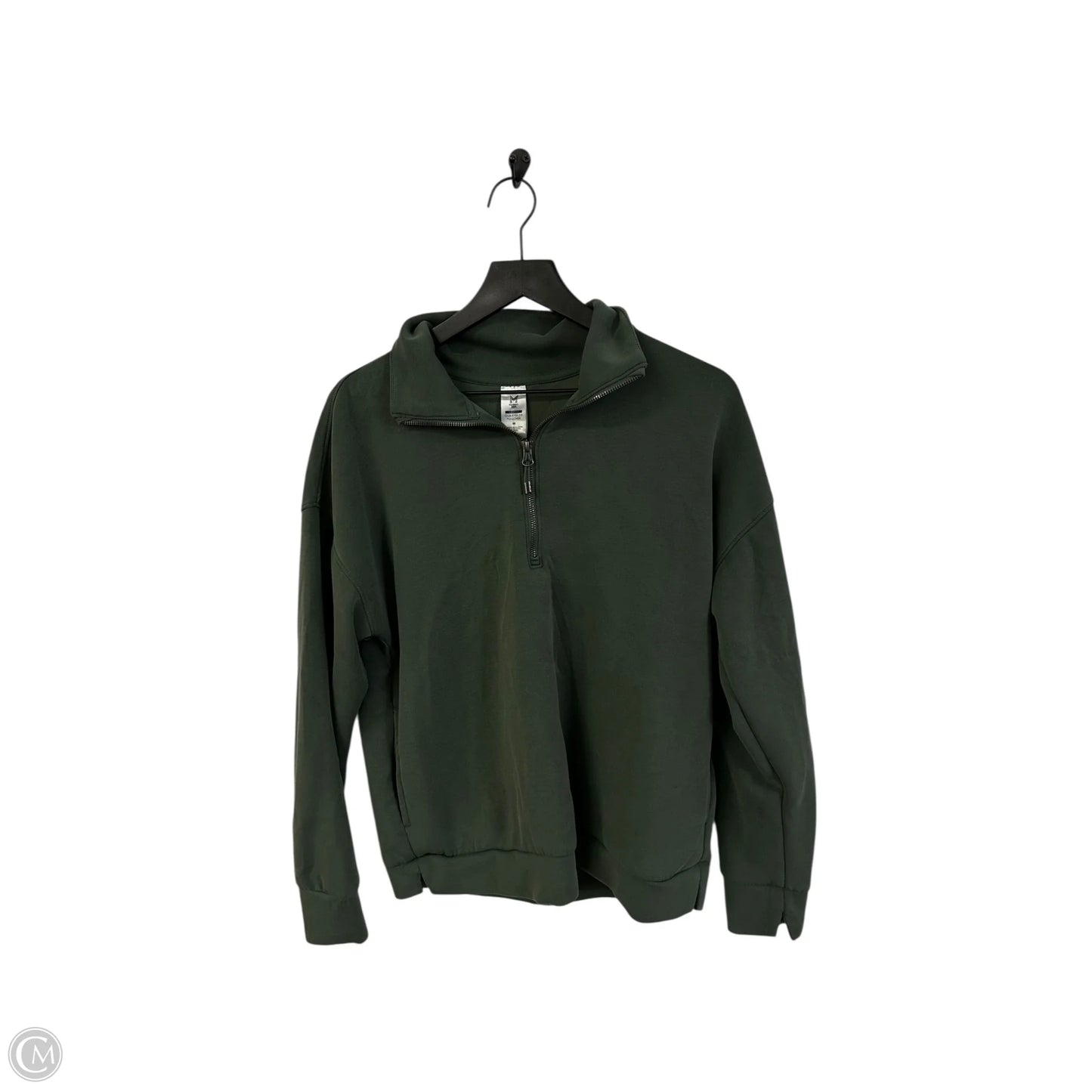 Sweatshirt Collar By Members Mark In Green, Size: M
