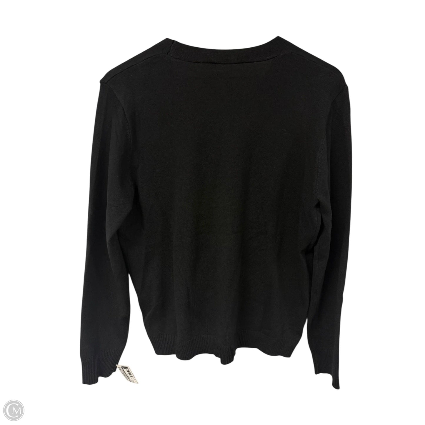 Sweater Cardigan By Cme In Black, Size: L