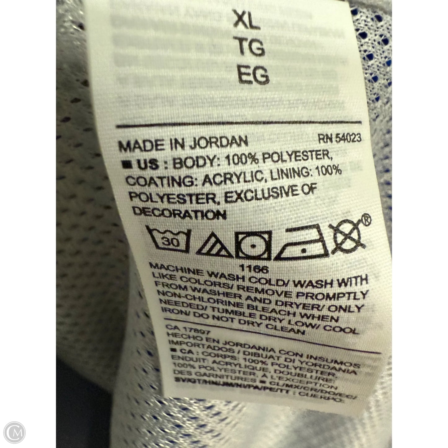 Jacket Windbreaker By Old Navy In Blue, Size: Xl