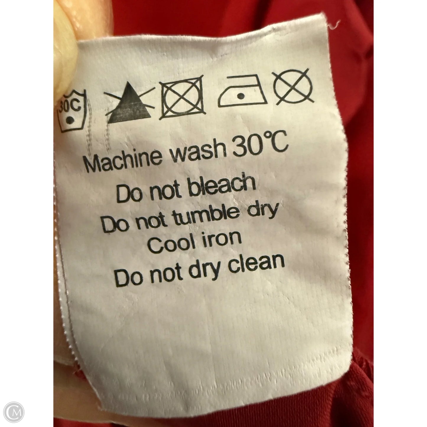 Jacket Shirt By Allegra K In Red, Size: L