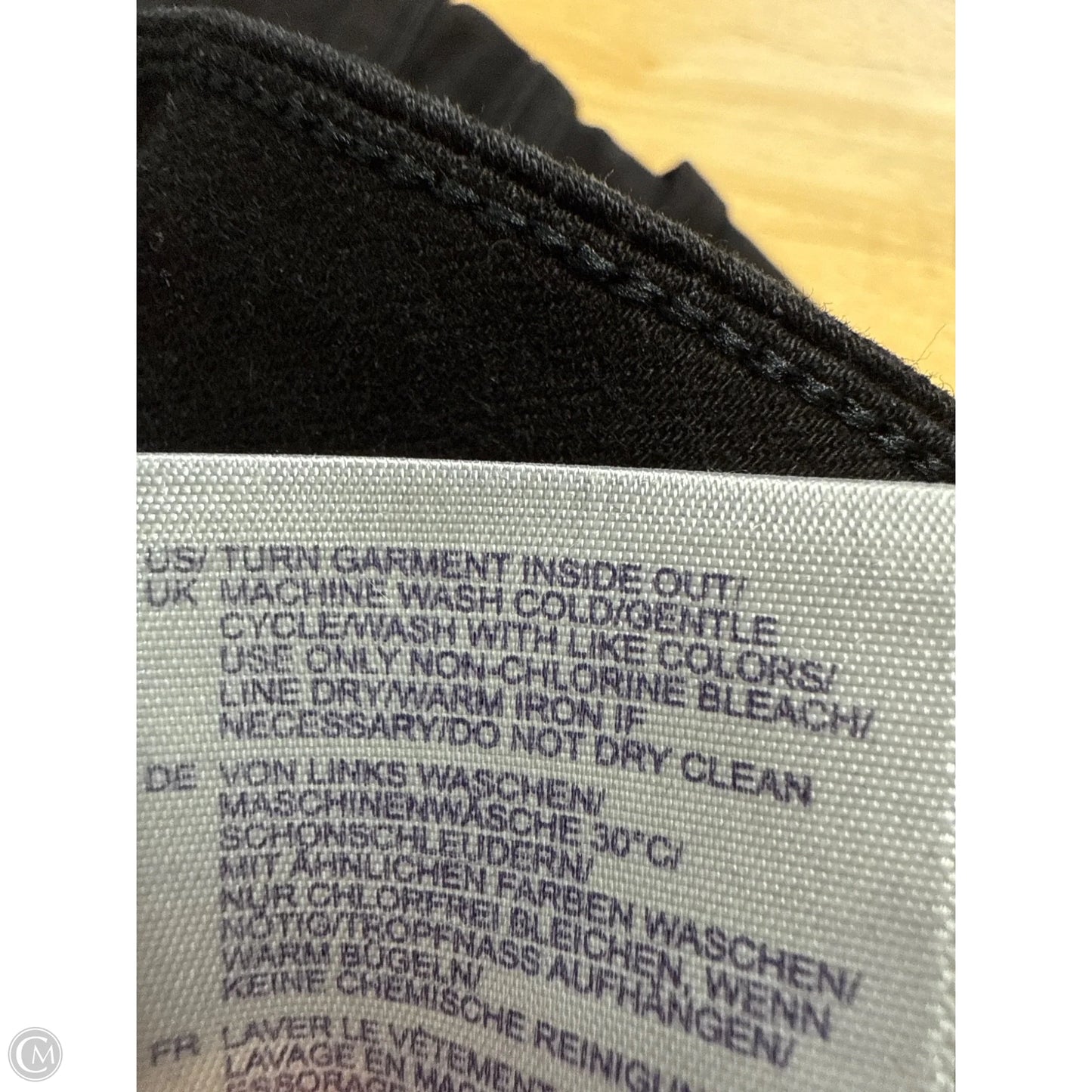 Jeans Straight By Not Your Daughters Jeans In Black Denim, Size: 18