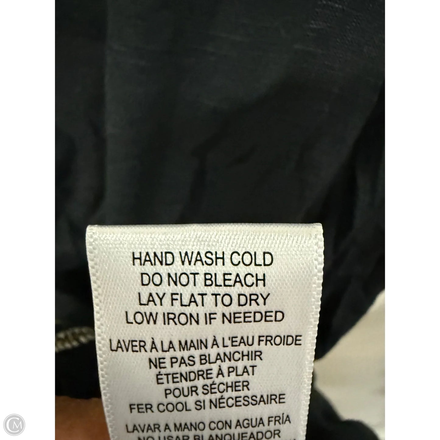 Top Short Sleeve By Bobeau In Black, Size: 1x