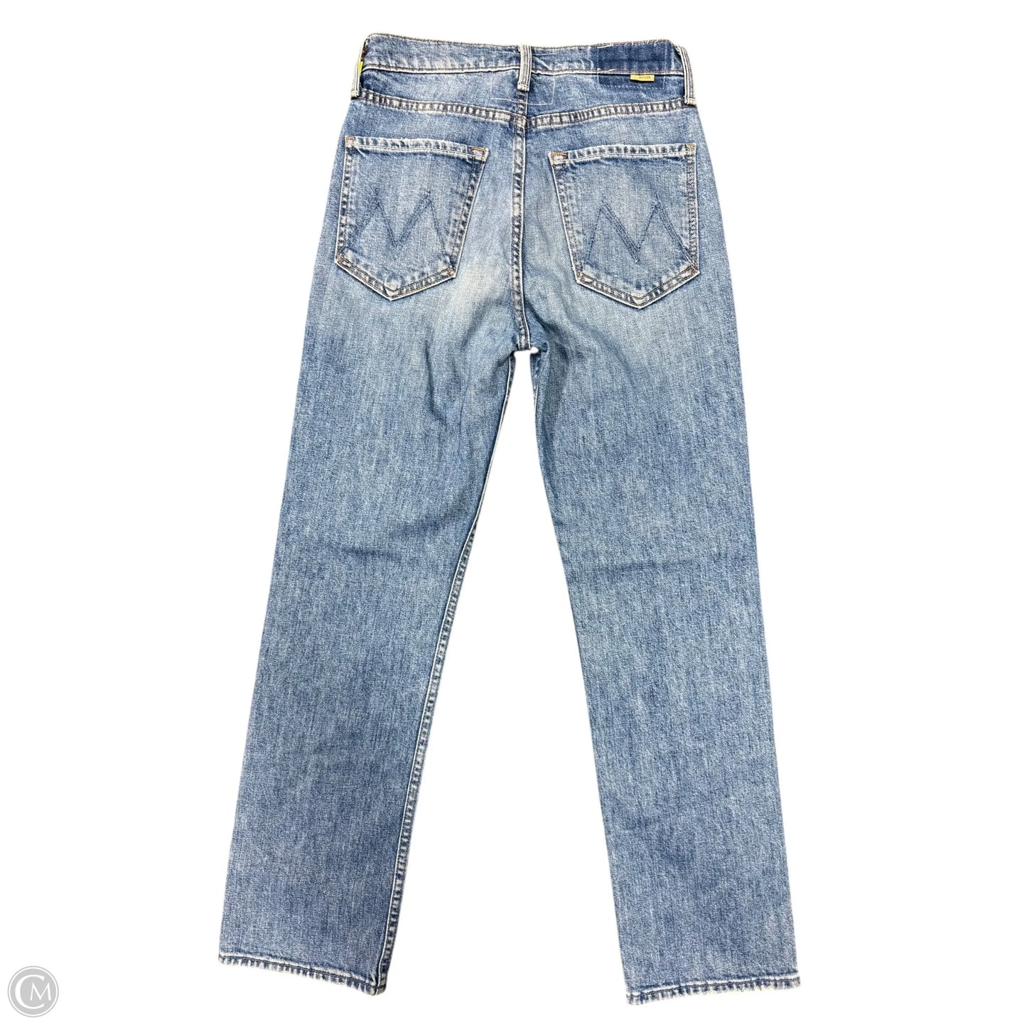 Jeans Straight By Mother In Blue Denim, Size: 2