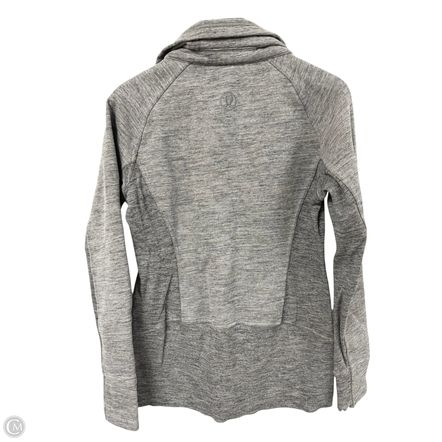 Athletic Jacket By Lululemon In Grey, Size: 8