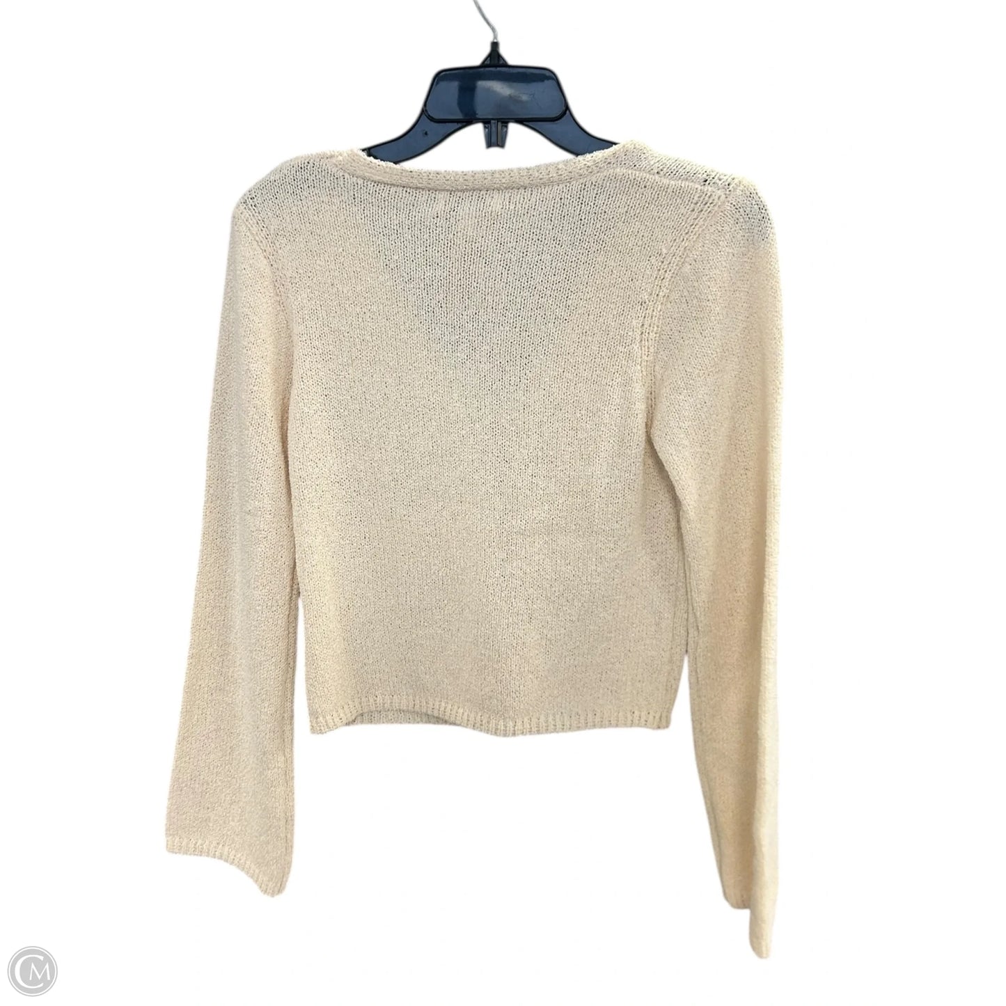 Sweater Cardigan By Miou Muse In Cream, Size: S