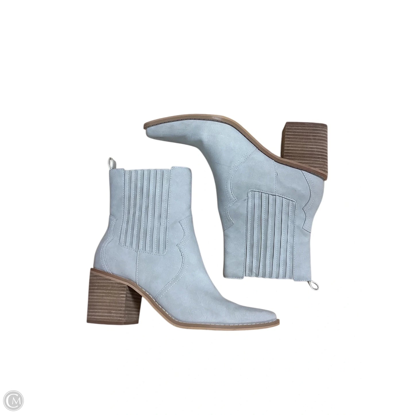 Boots Ankle Heels By Oasis Society In Grey, Size: 9