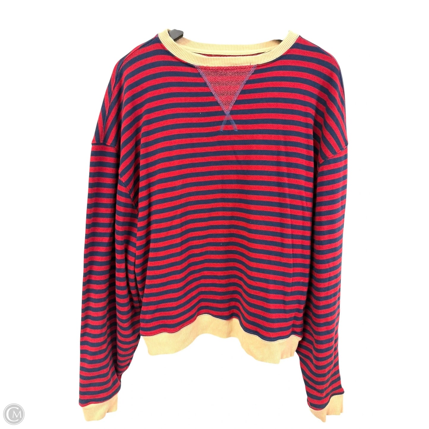 Sweatshirt Crewneck By We The Free In Blue & Red, Size: Xs