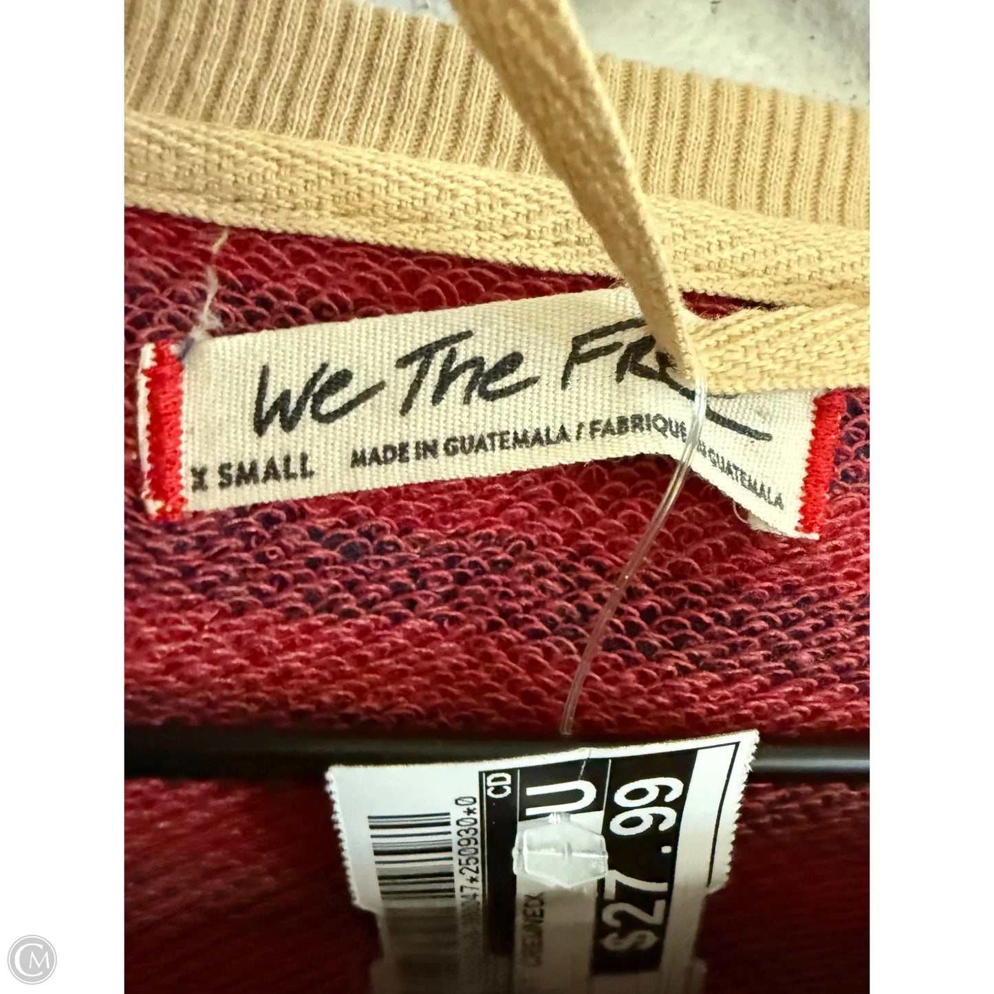 Sweatshirt Crewneck By We The Free In Blue & Red, Size: Xs