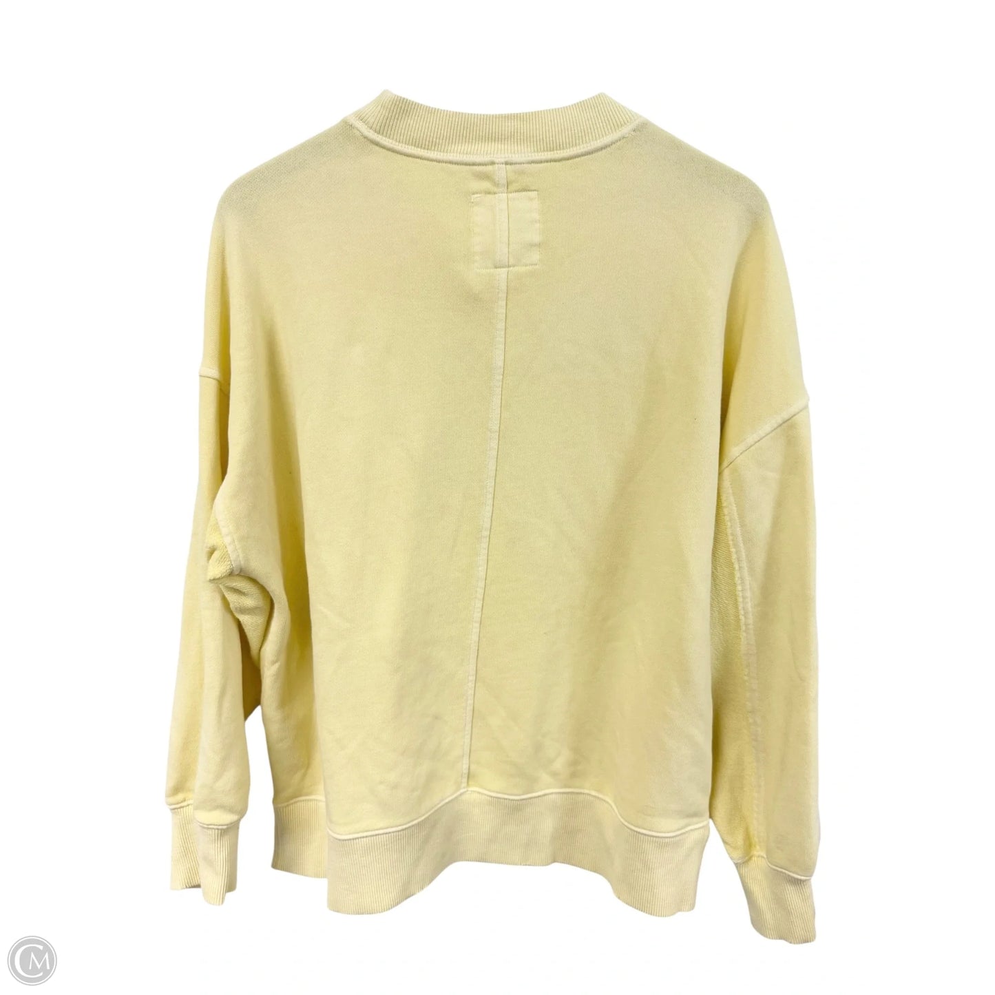 Sweatshirt Crewneck By Aerie In Yellow, Size: Xxs