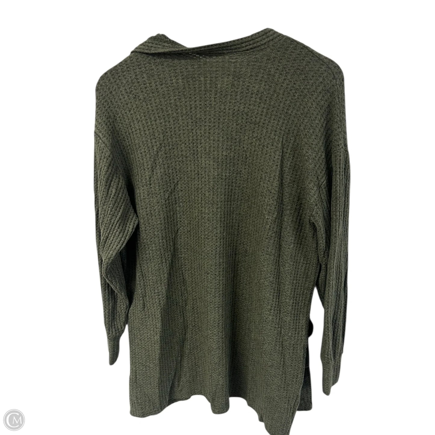 Sweater Cardigan By American Eagle In Green, Size: Xs