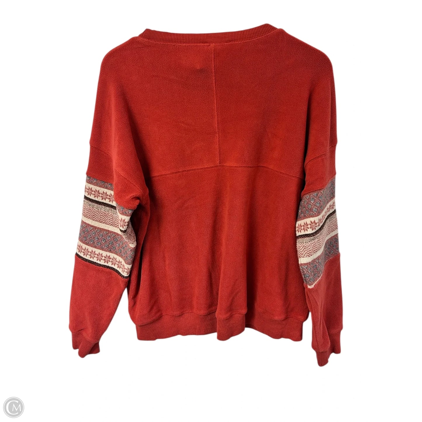 Sweatshirt Crewneck By Easel In Red, Size: S