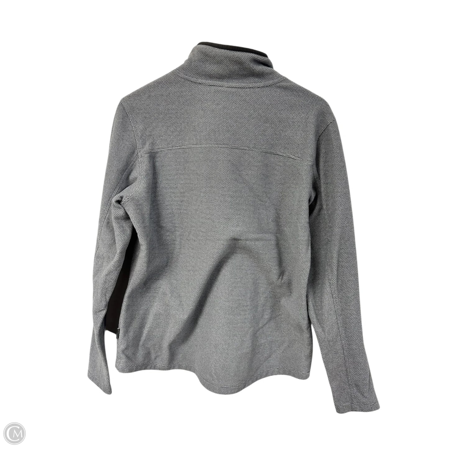 Sweatshirt Collar By Clothes Mentor In Grey, Size: L