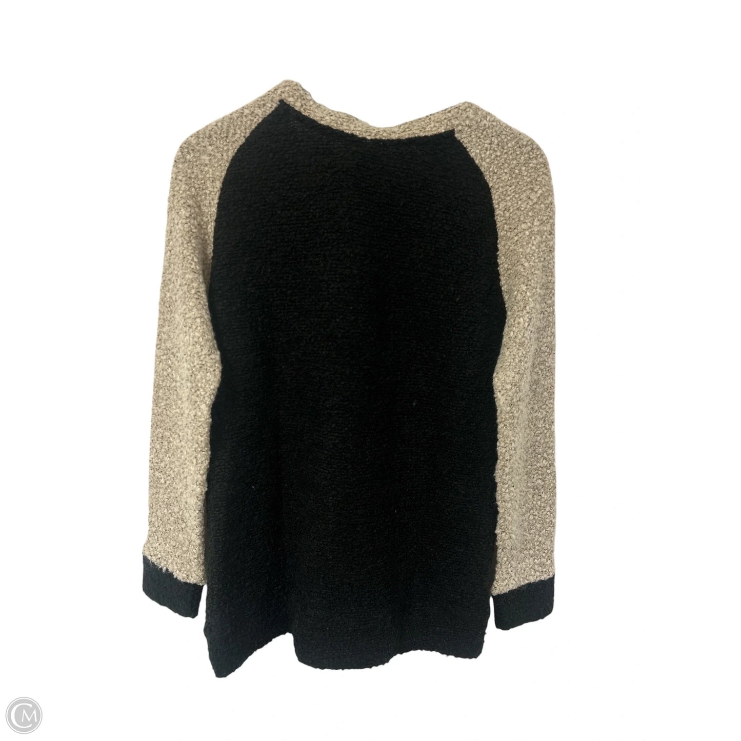 Sweater By Clothes Mentor In Black & Grey, Size: S