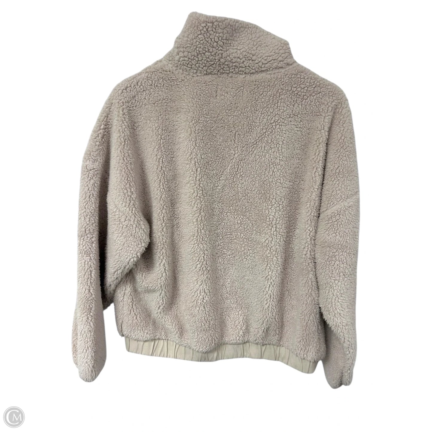 Coat Faux Fur & Sherpa By Z Supply In Cream, Size: S