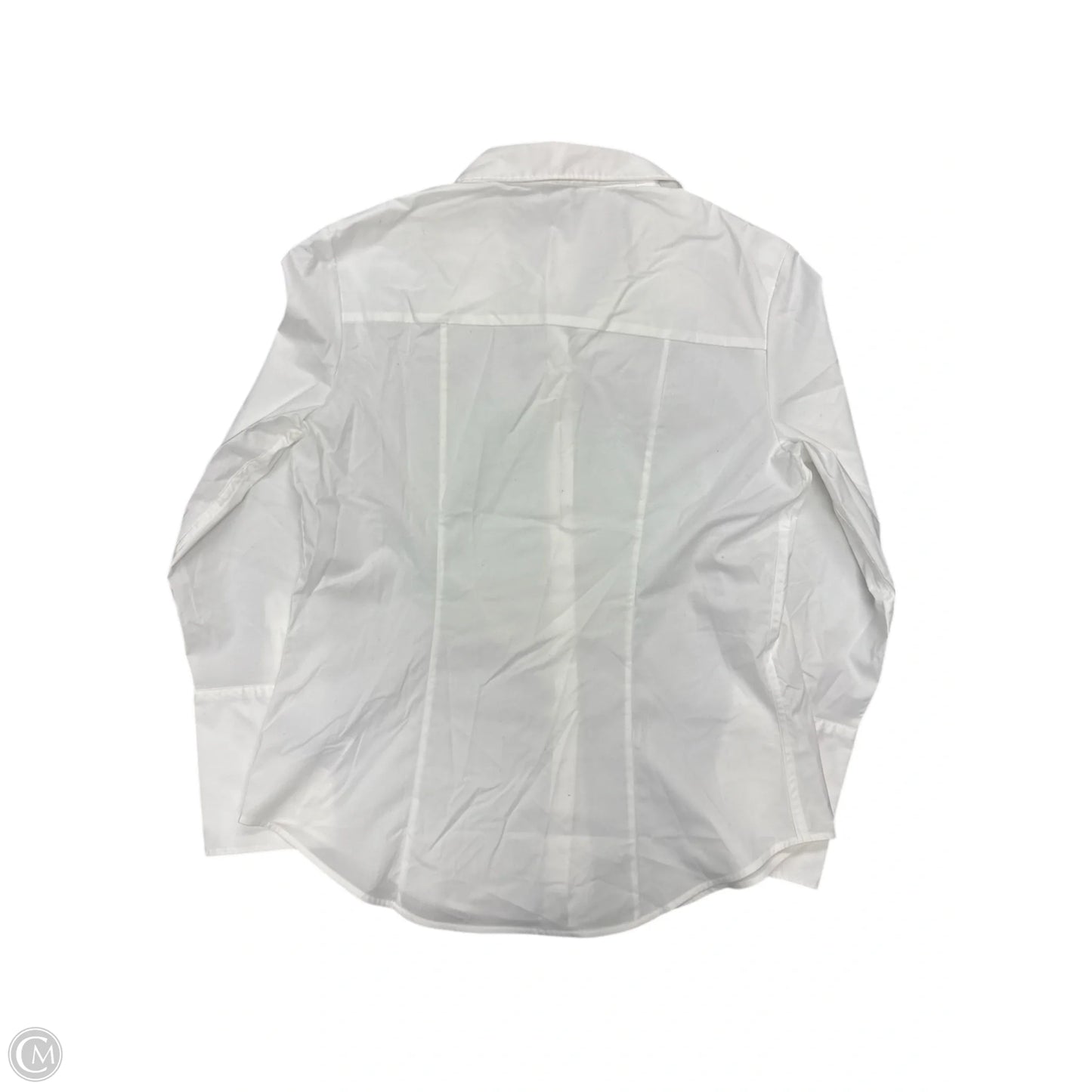 Blouse Long Sleeve By Spanx In White, Size: M