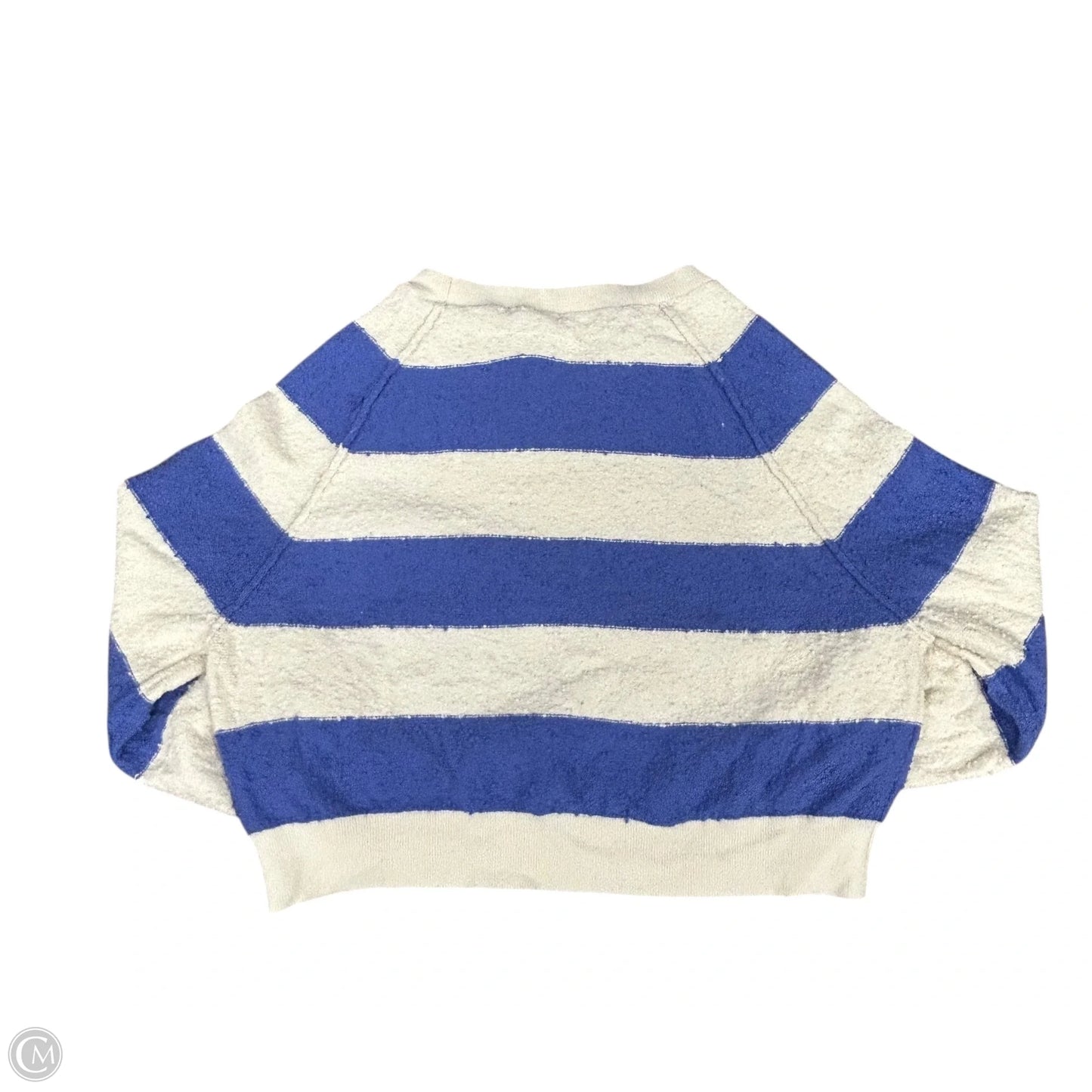 Sweater By Free People In Purple & White, Size: Xs