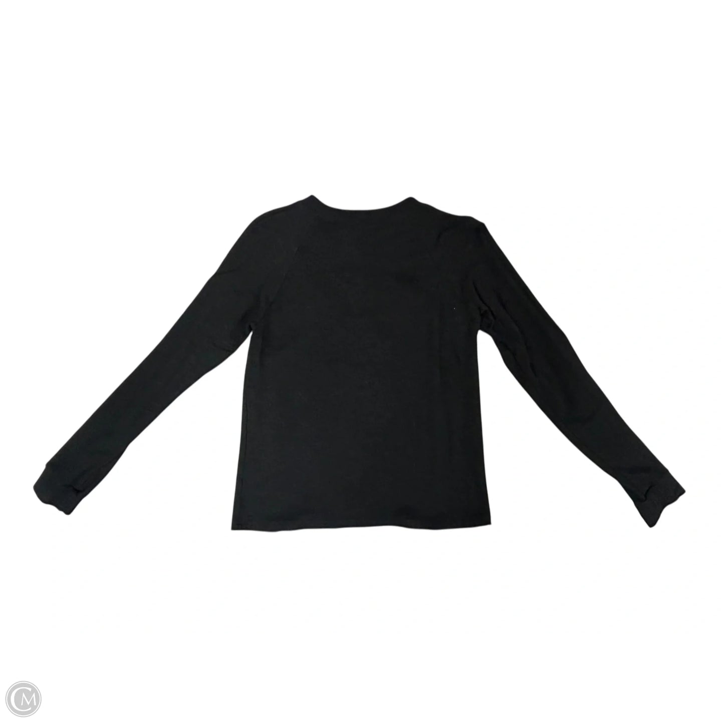 Top Long Sleeve By Monrow In Black, Size: L