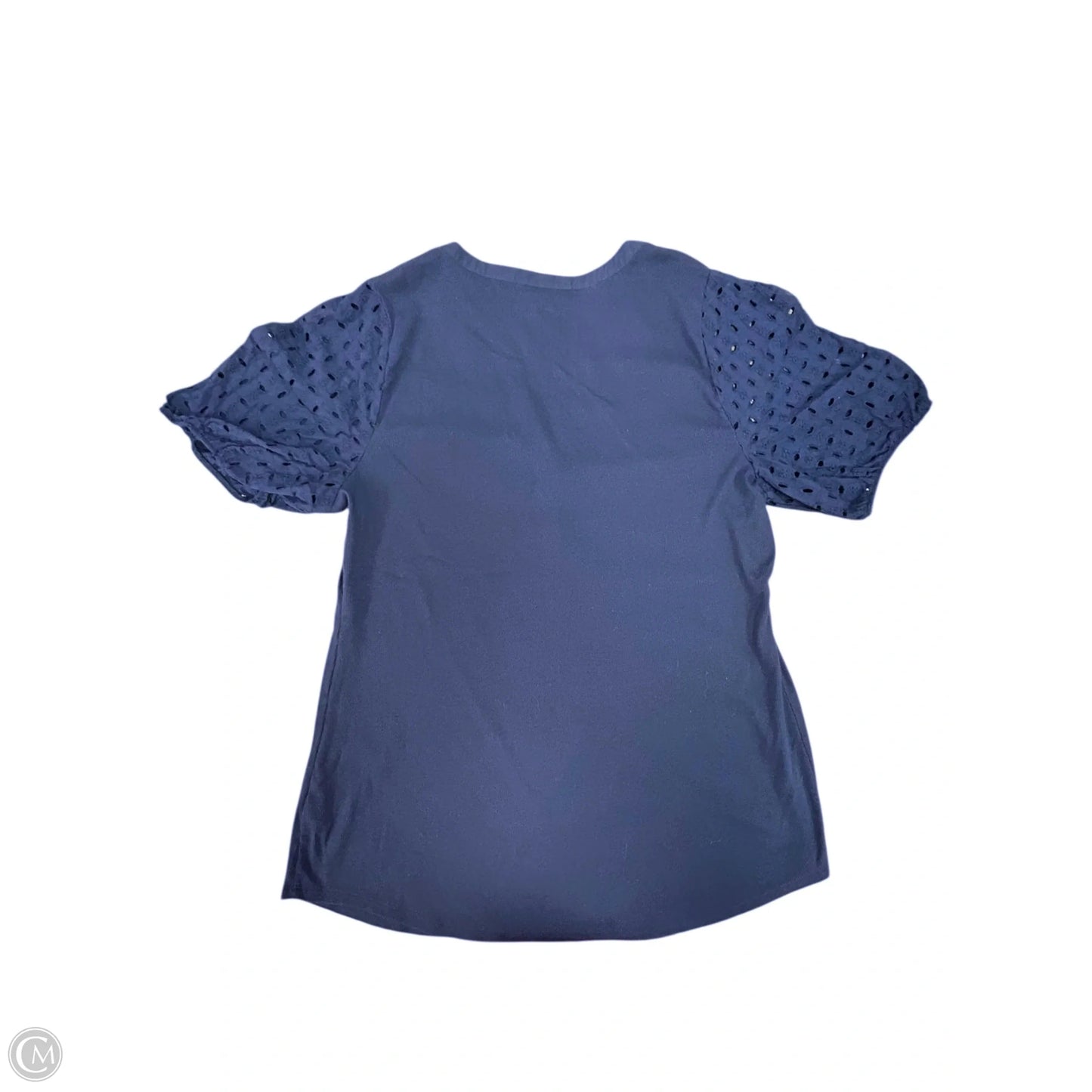 Top Short Sleeve By Lane Bryant In Blue, Size: Xxl