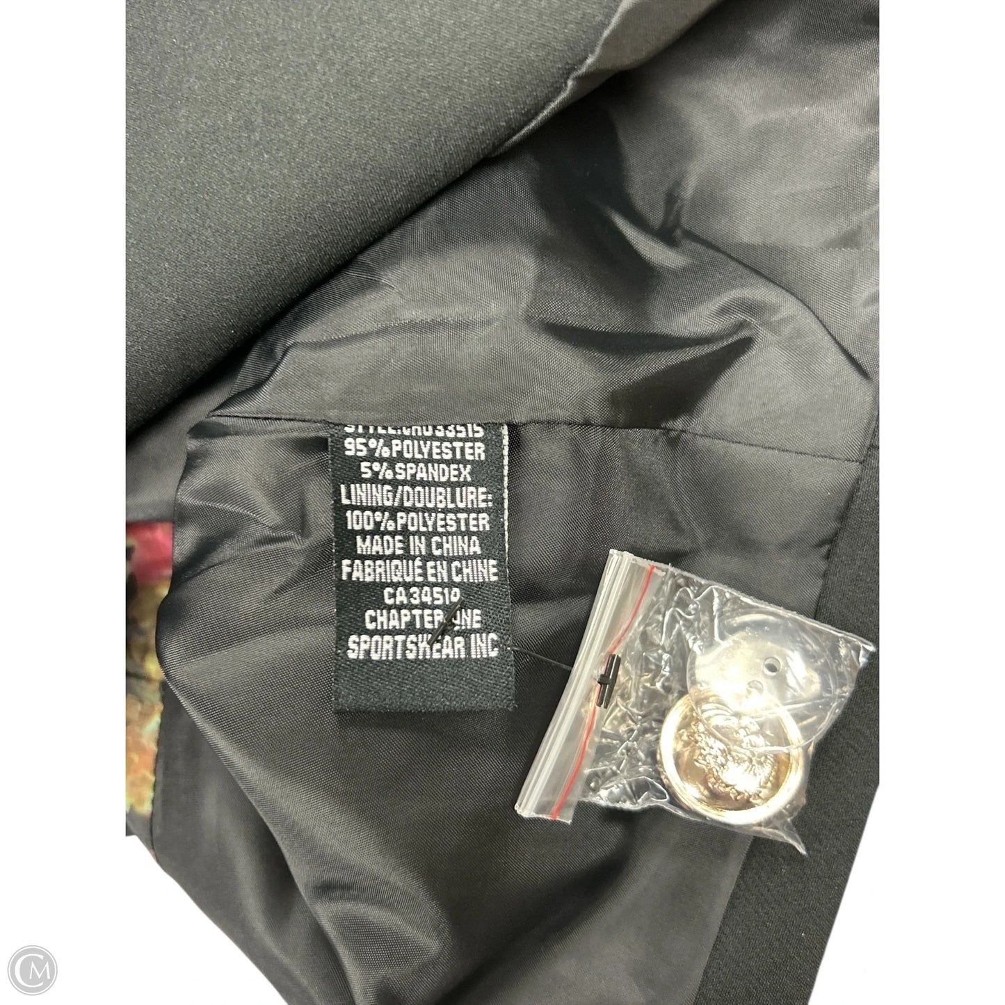 Blazer By Jules & Leopold In Black, Size: S