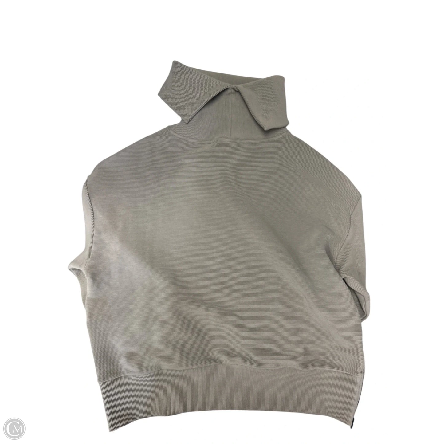 Athletic Sweatshirt Collar By Varley In Grey, Size: L