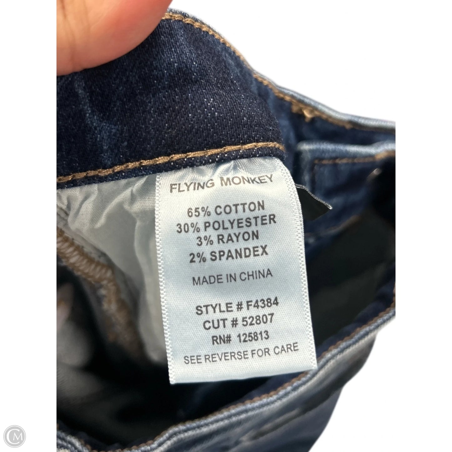 Jeans Flared By Flying Monkey In Blue Denim, Size: 2