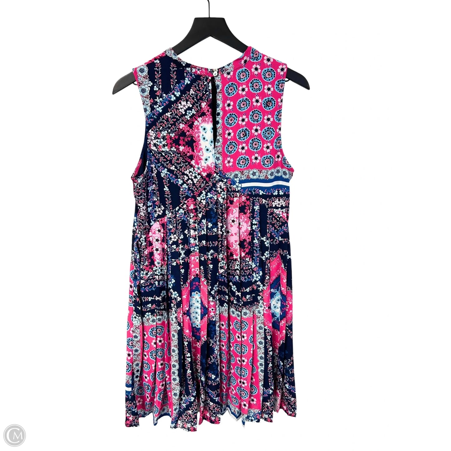 Dress Casual Short By Dr2 In Blue & Pink, Size: M