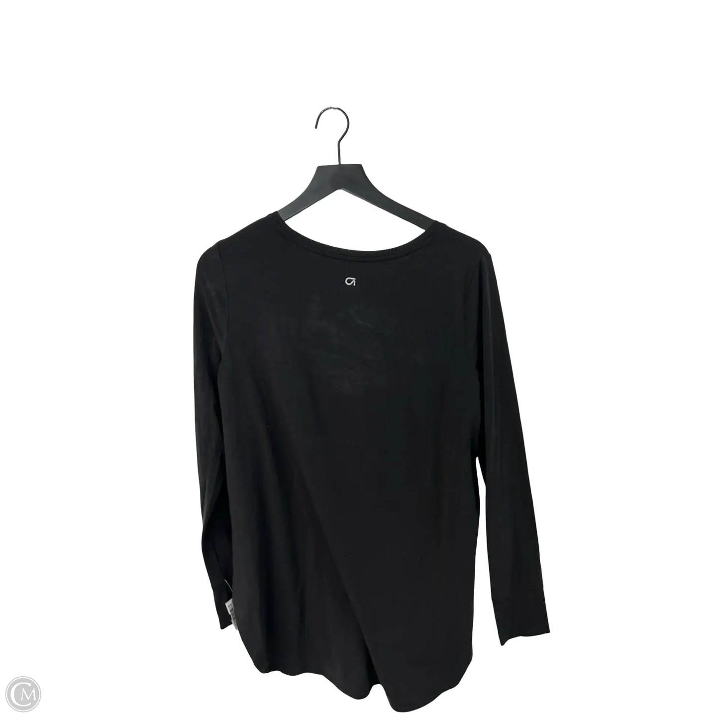 Athletic Top Long Sleeve Crewneck By Gapfit In Black, Size: M