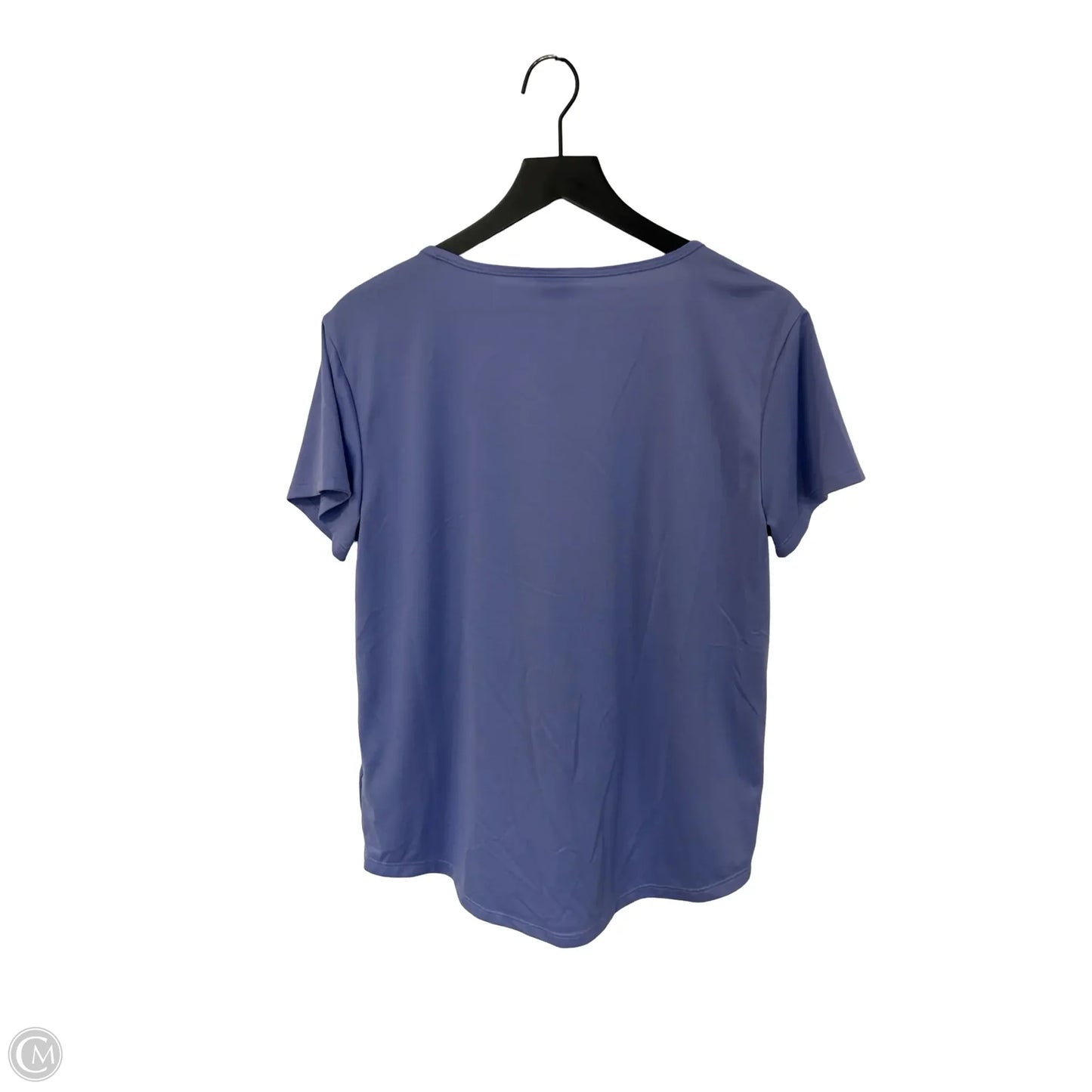 Athletic Top Short Sleeve By The North Face In Blue, Size: L