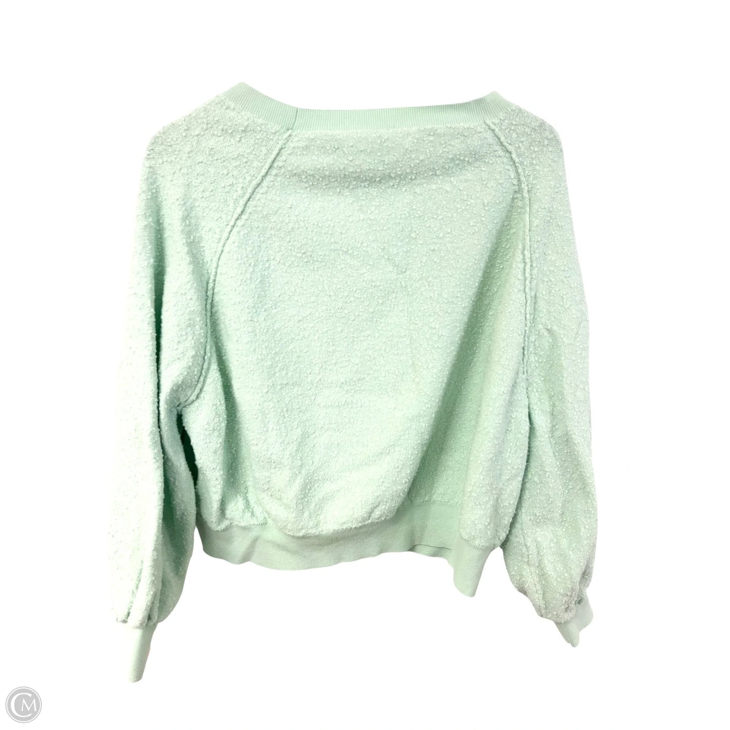 Sweatshirt Crewneck By Free People In Green, Size: S
