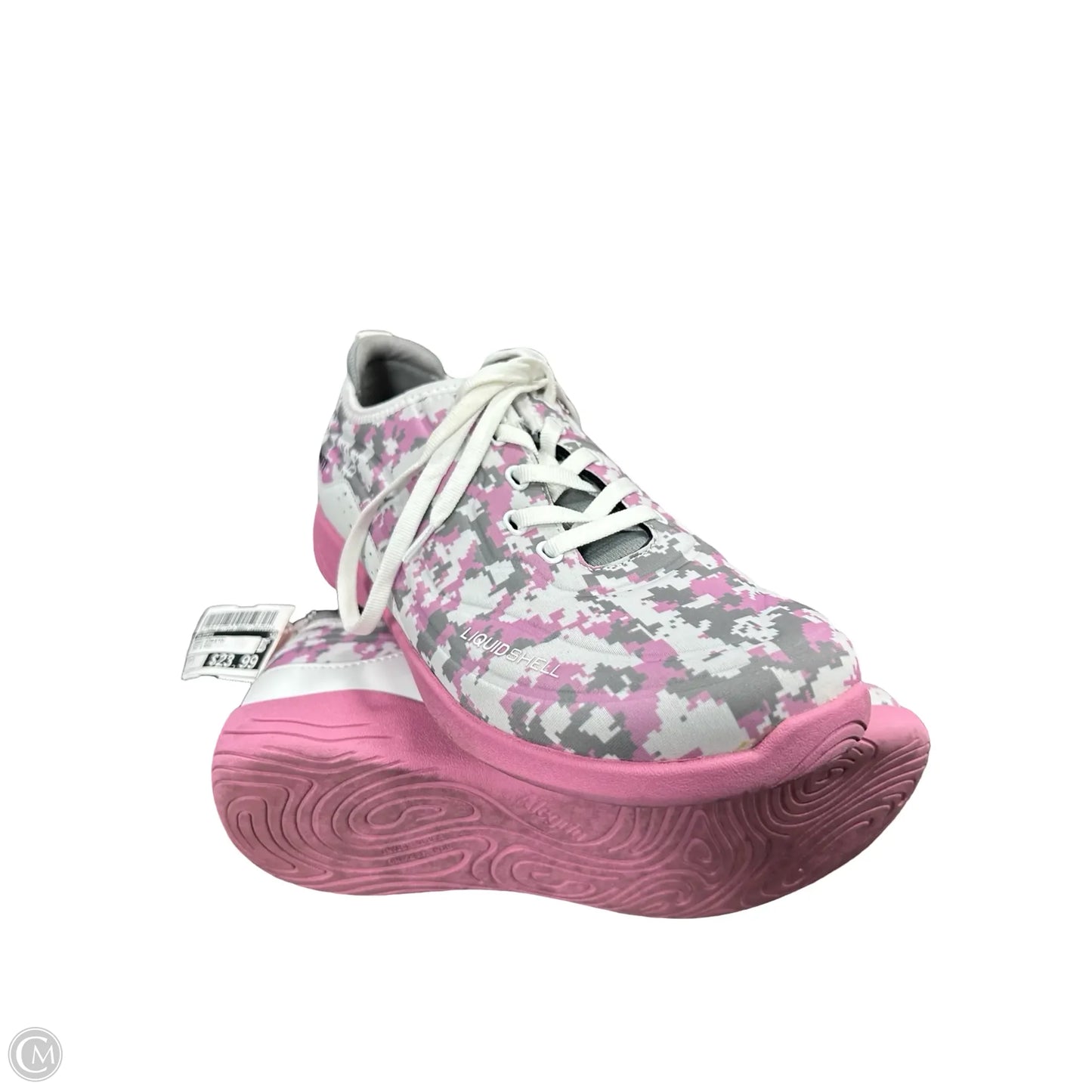 Shoes Athletic By Alegria In Grey & Pink, Size: 7