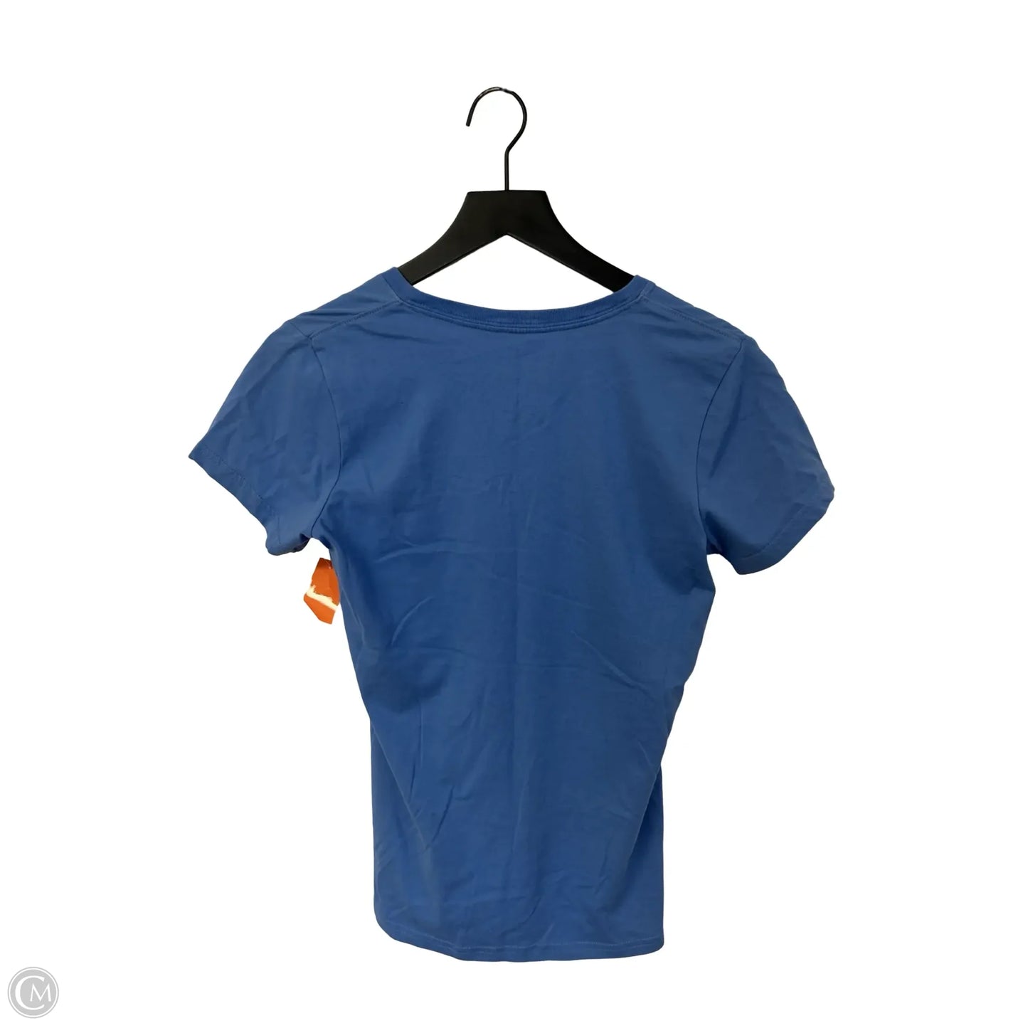 Athletic Top Short Sleeve By Nike In Blue, Size: M