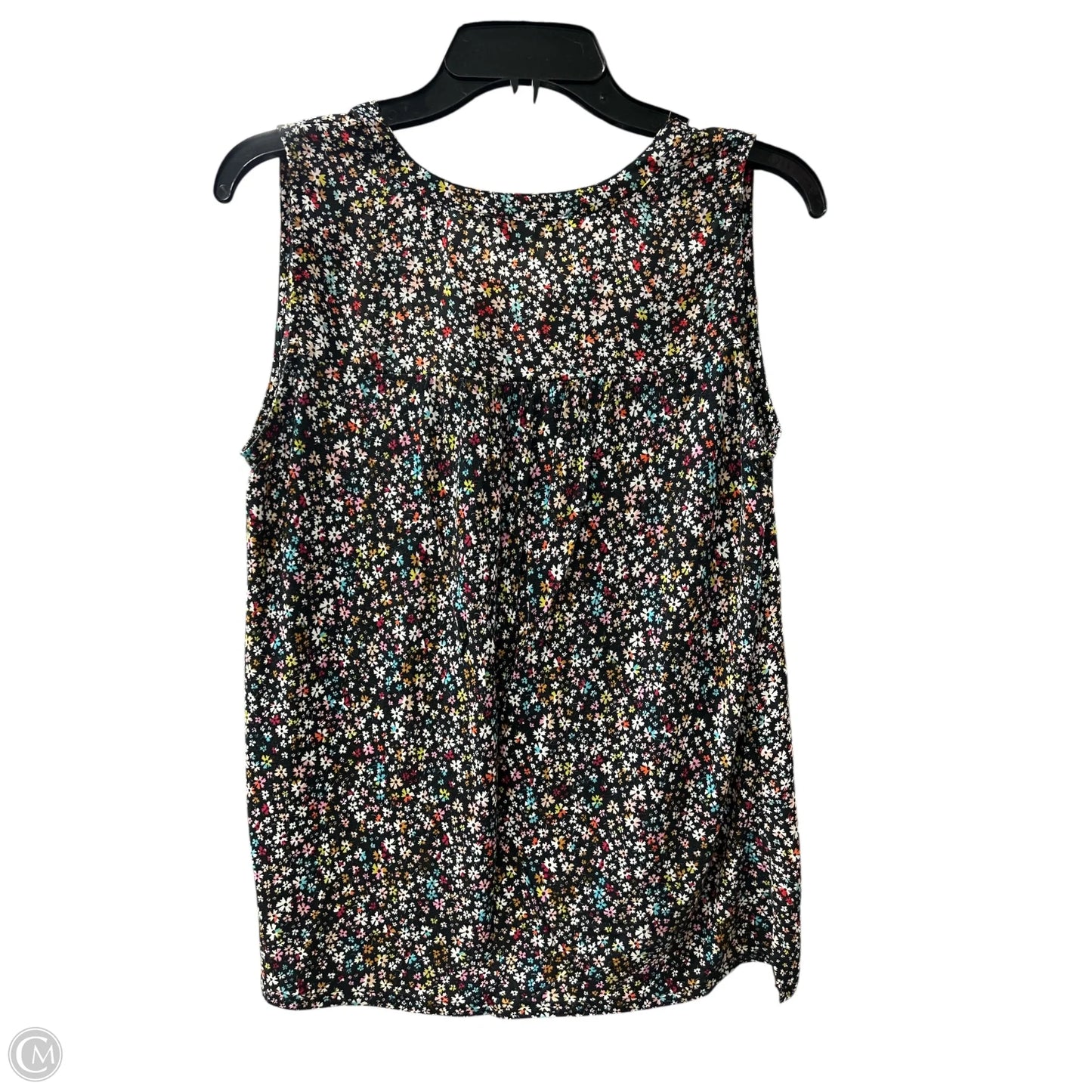Top Sleeveless By Loft In Floral Print, Size: Xs