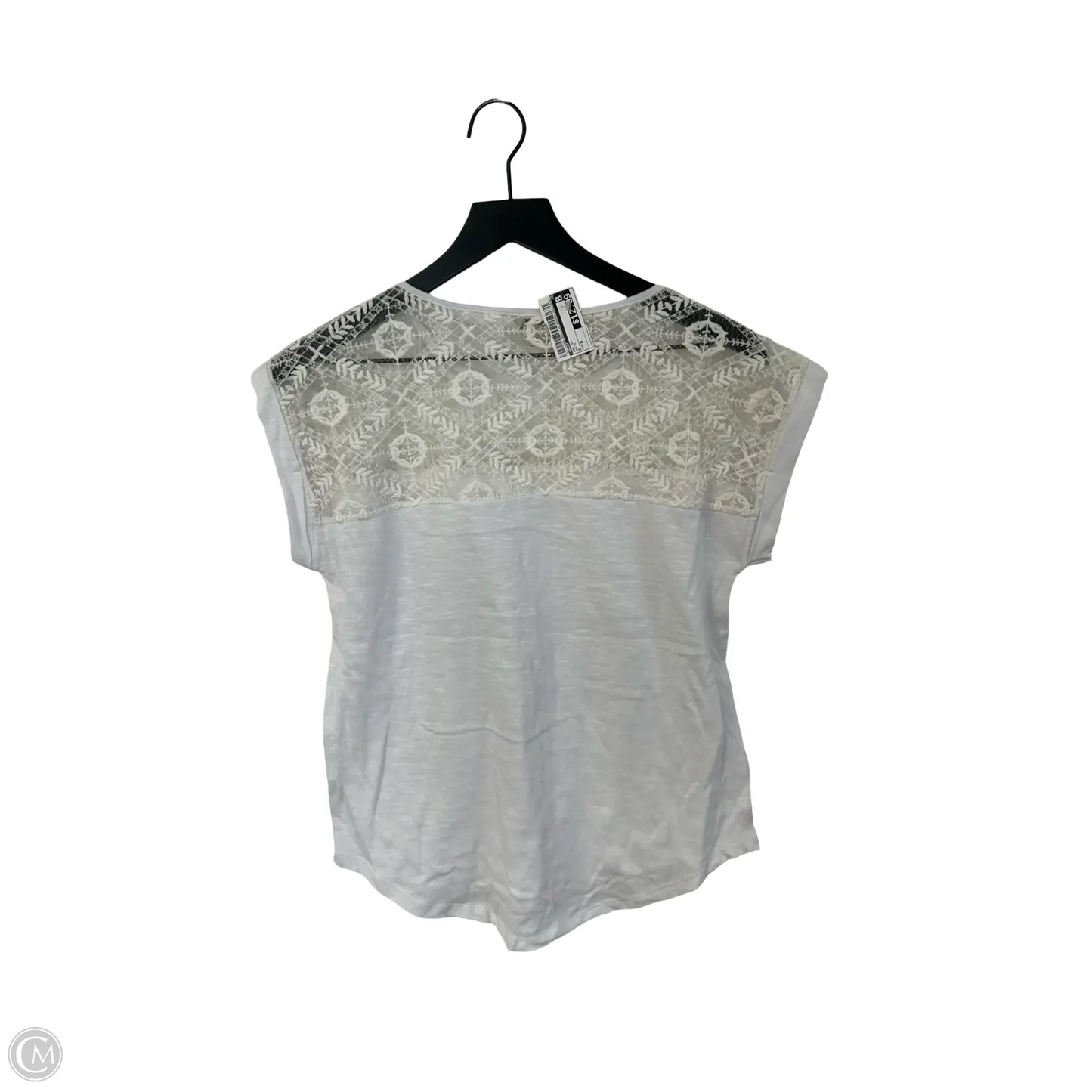 Top Short Sleeve By Ariat In White, Size: M