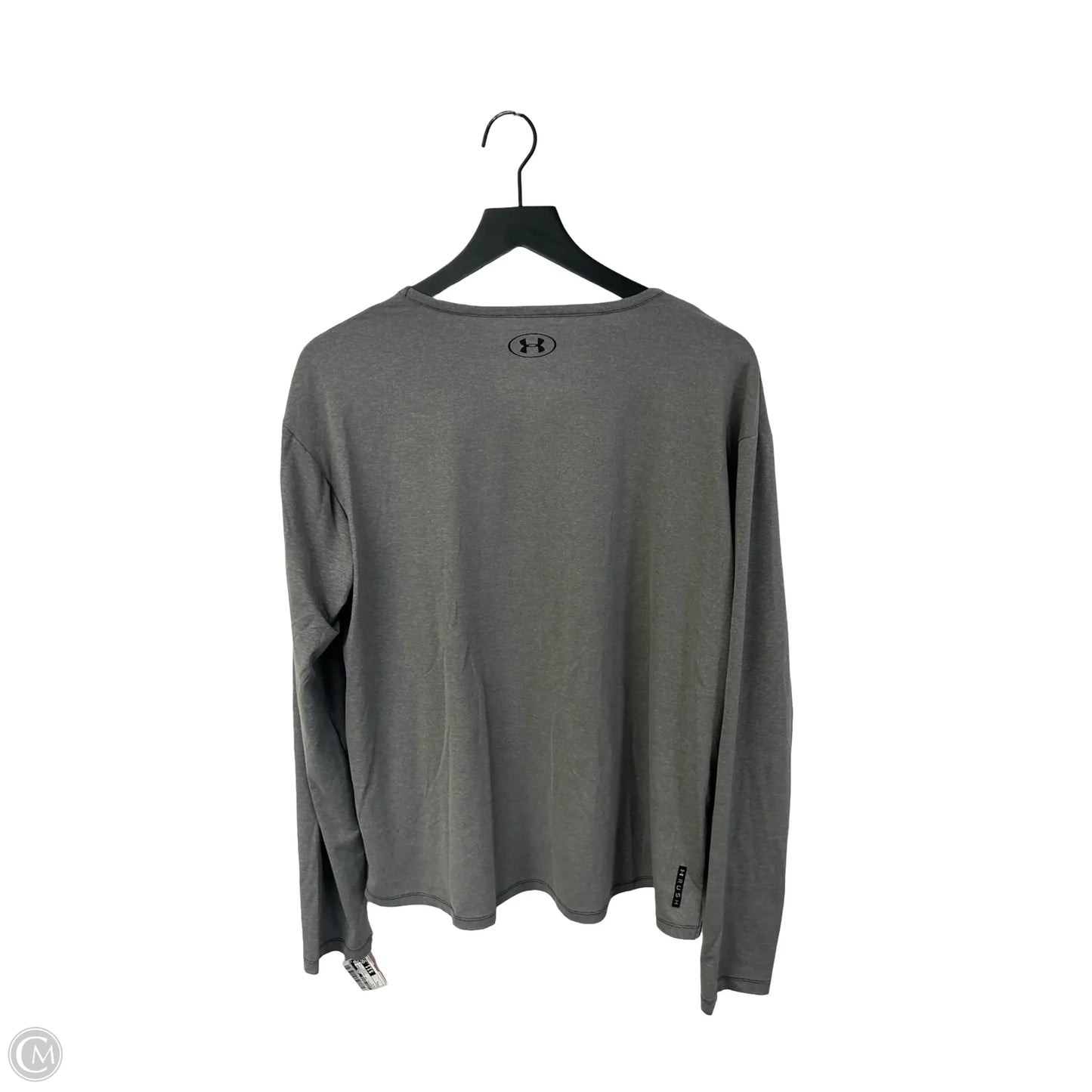 Athletic Top Long Sleeve Crewneck By Under Armour In Blue, Size: L
