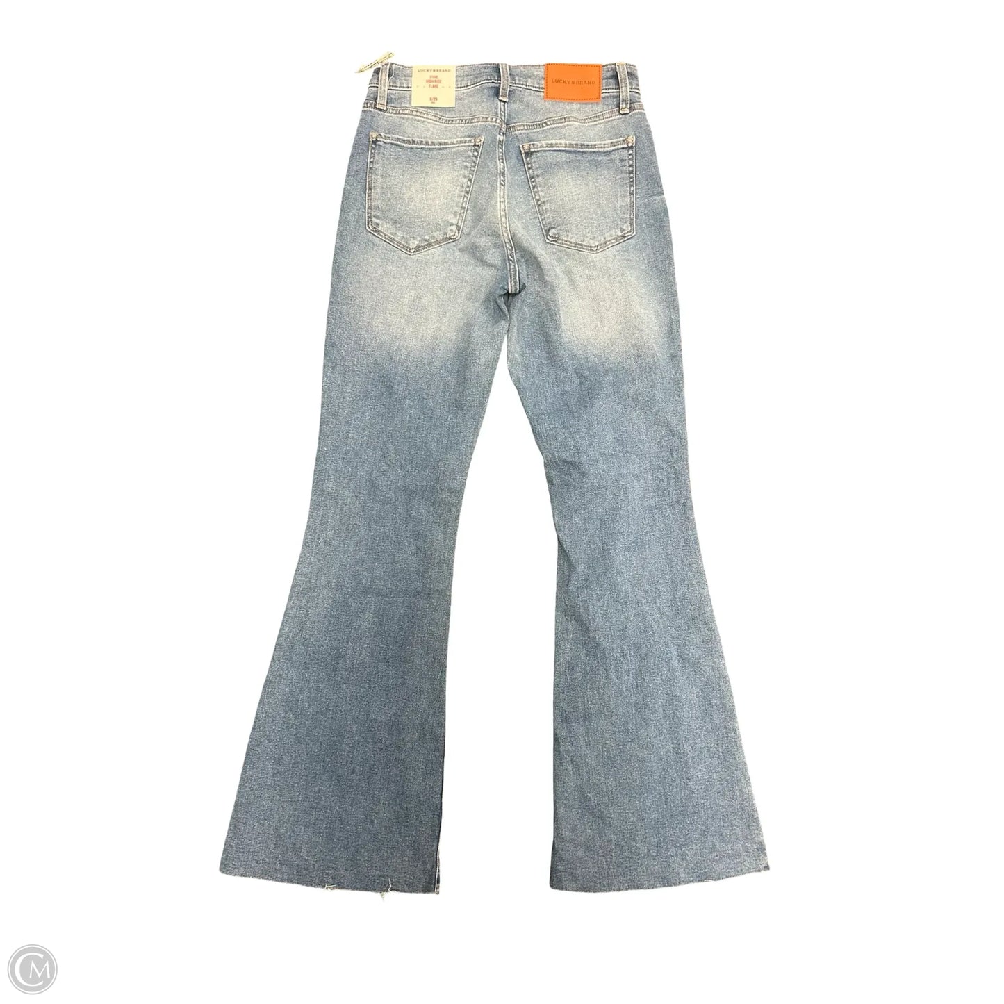 Jeans Flared By Lucky Brand In Blue Denim, Size: 8