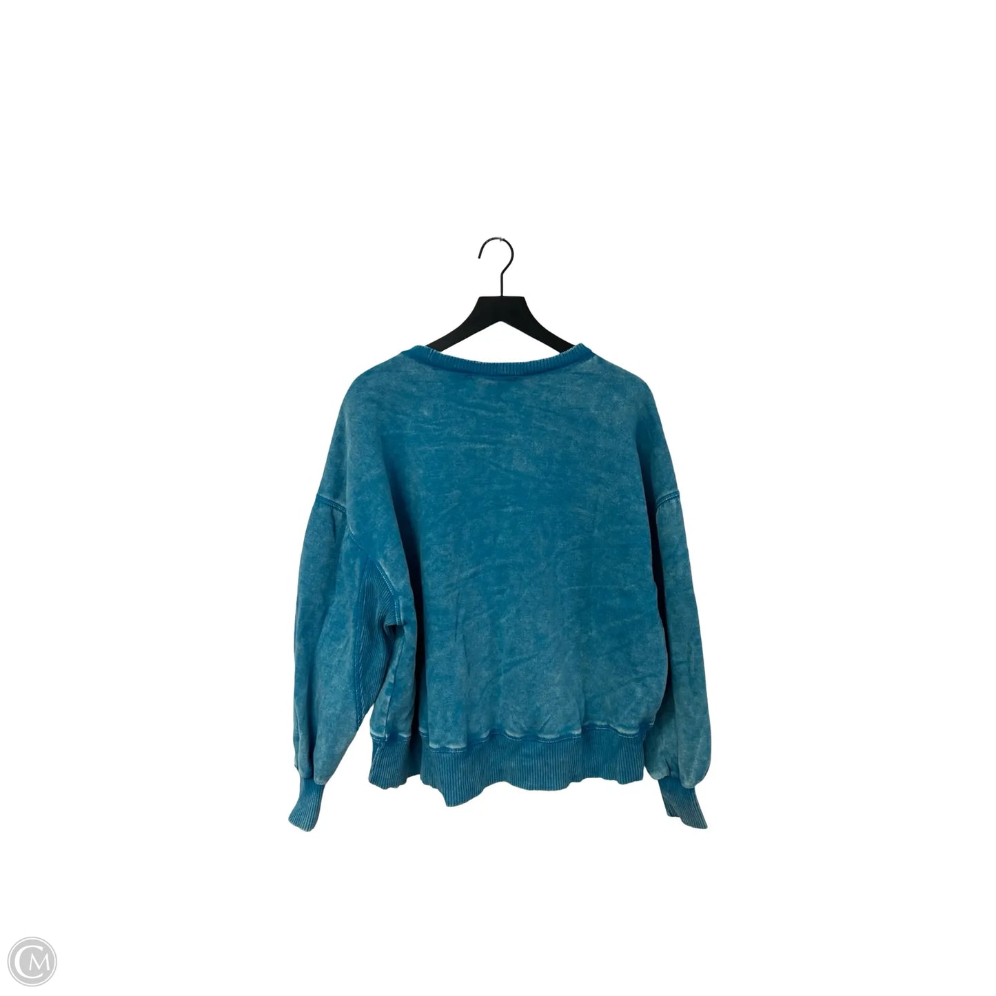 Sweatshirt Crewneck By Leela & Lavender In Blue, Size: L