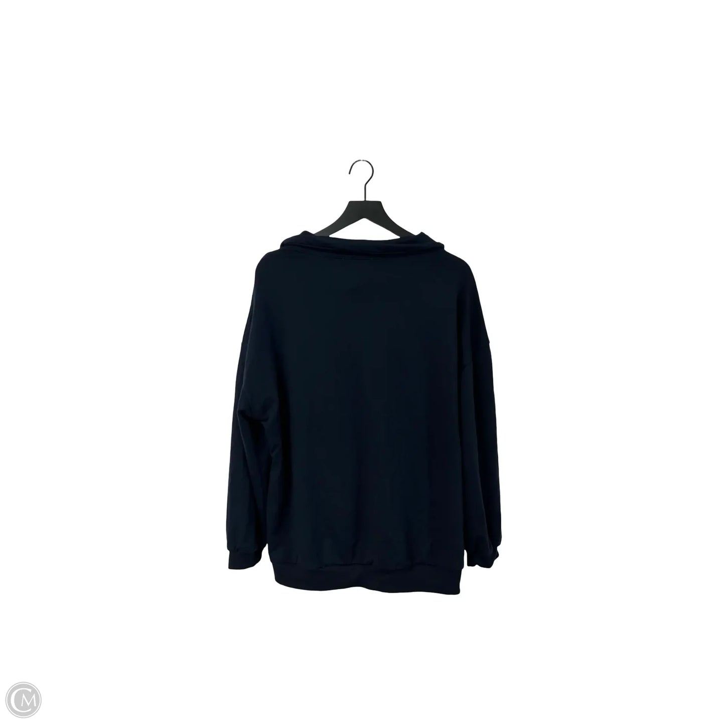 Sweatshirt Collar By Miss Sparkling In Blue, Size: Xl