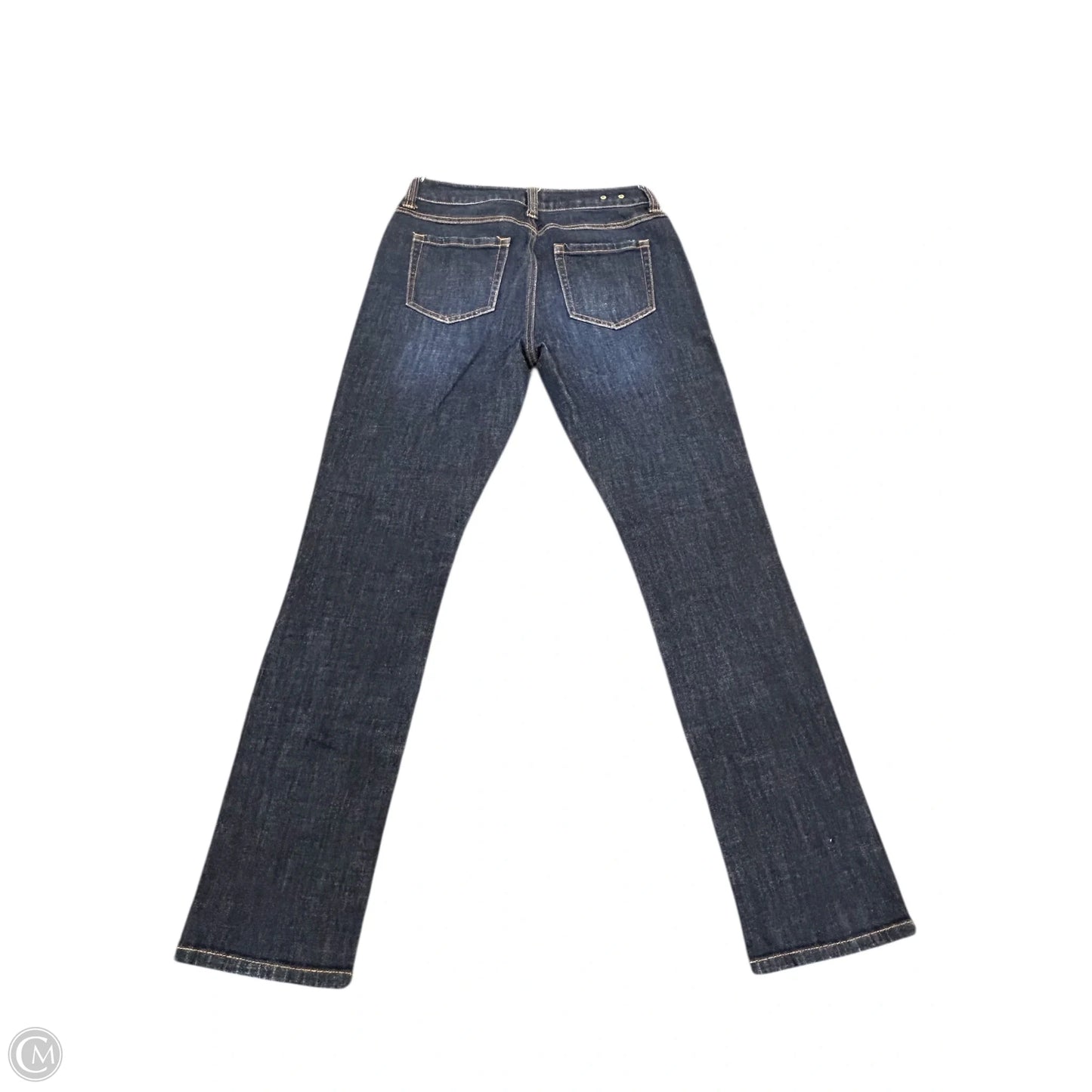 Jeans Straight By Cabi In Blue Denim, Size: 2