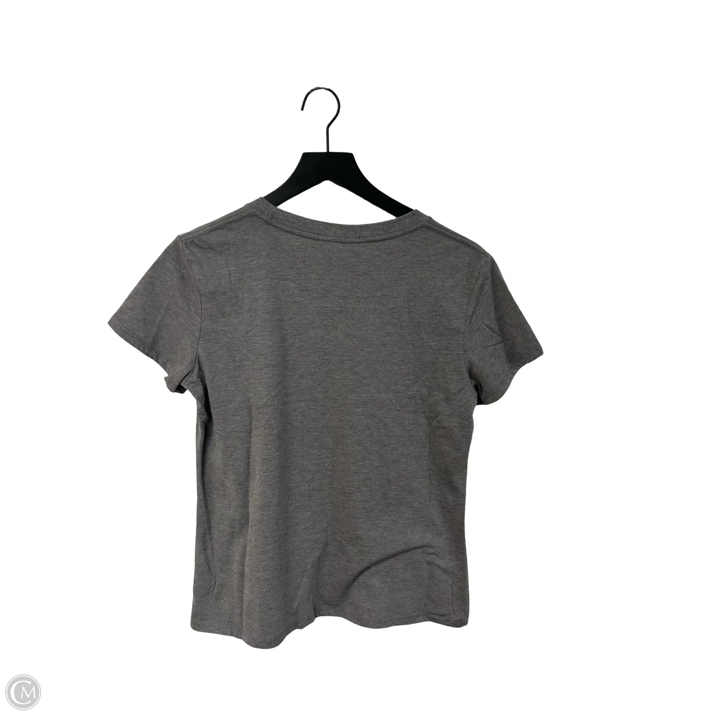 Top Short Sleeve Basic By Clothes Mentor In Grey, Size: S