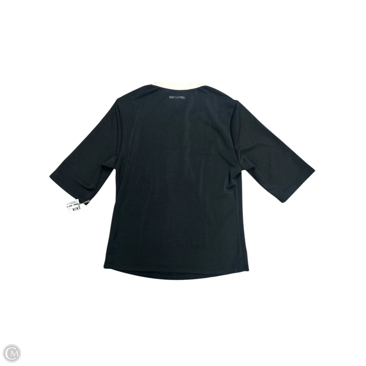 Top Short Sleeve By Cma In Black, Size: L