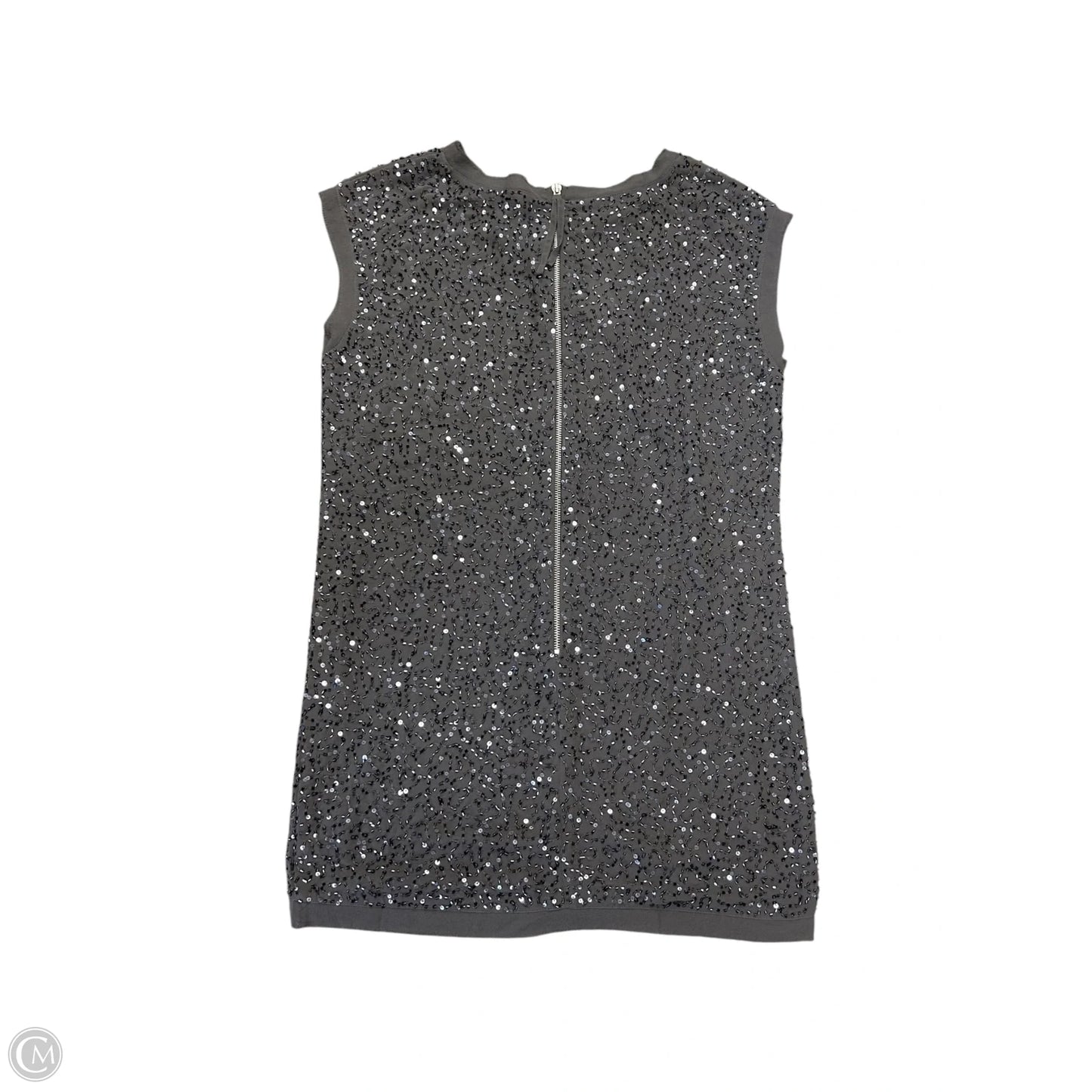Dress Party Short By Clothes Mentor In Grey, Size: 10