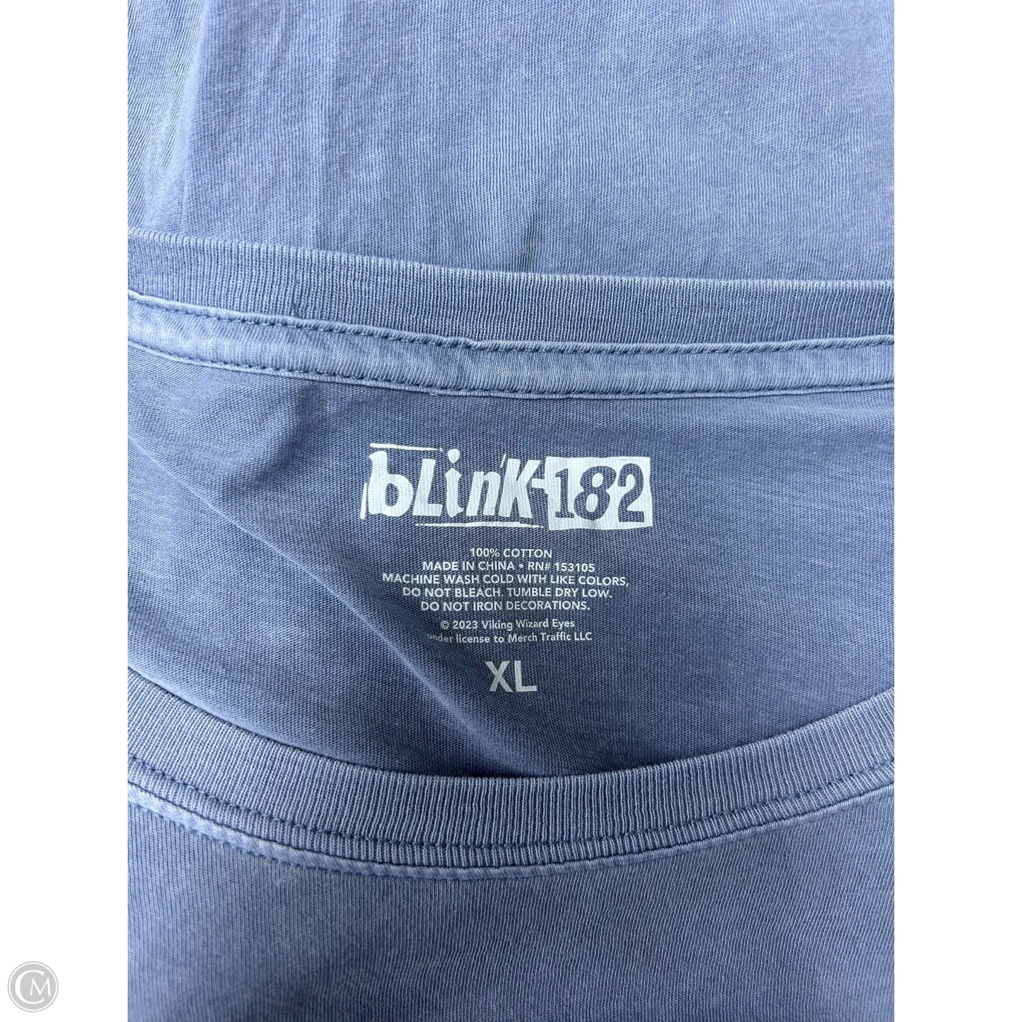 Top Short Sleeve By Clothes Mentor In Blue, Size: Xl