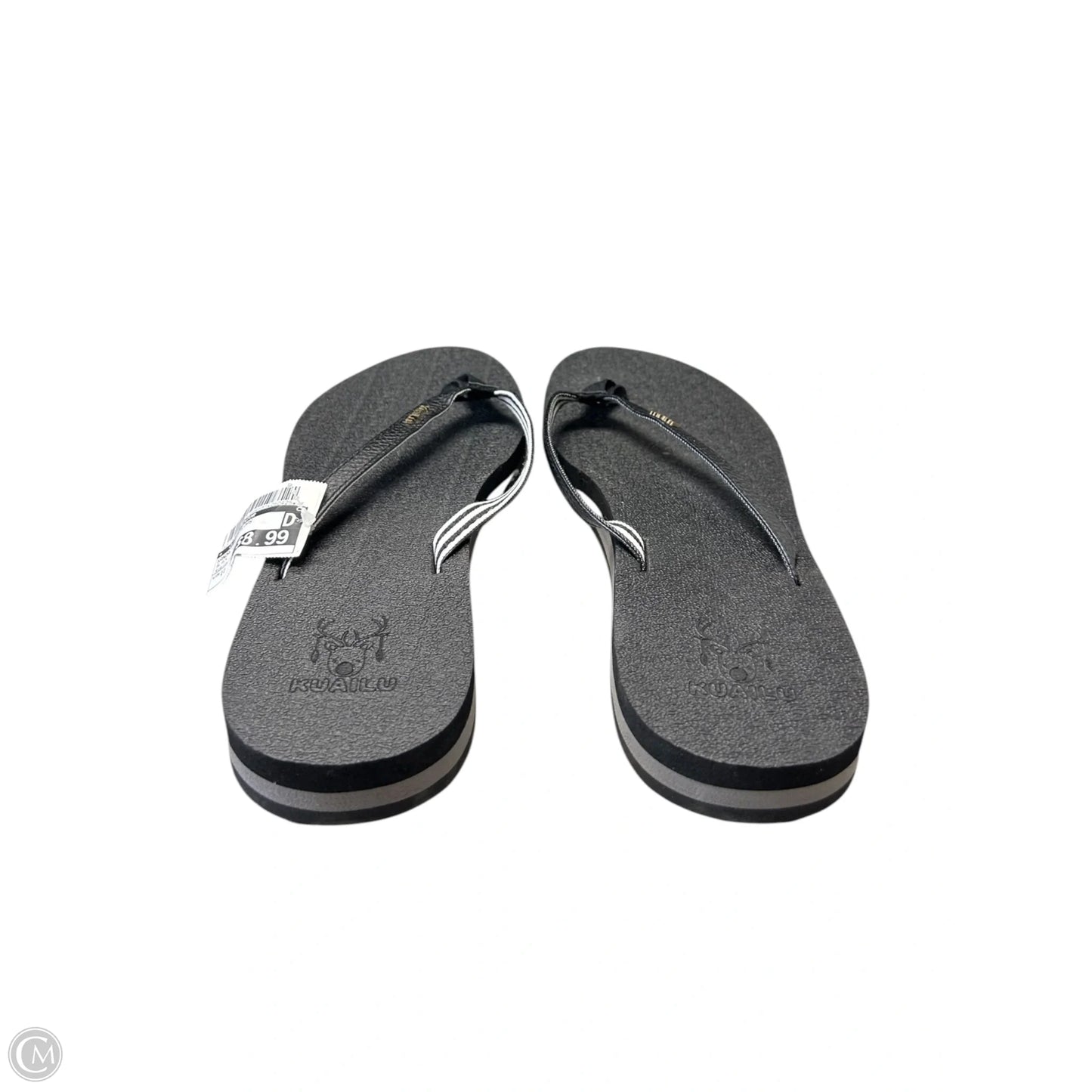 Sandals Flip Flops By Clothes Mentor In Black, Size: 11