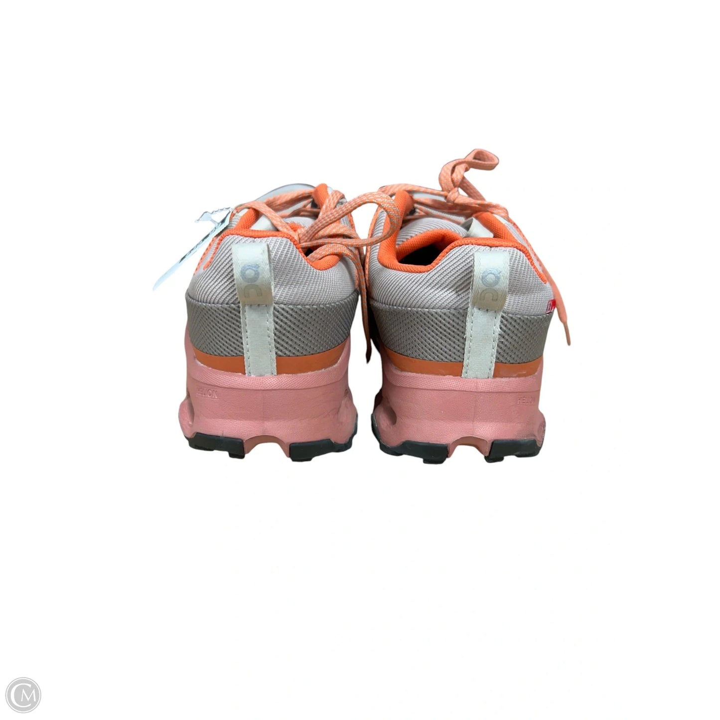 Shoes Athletic By On In Grey & Orange, Size: 8