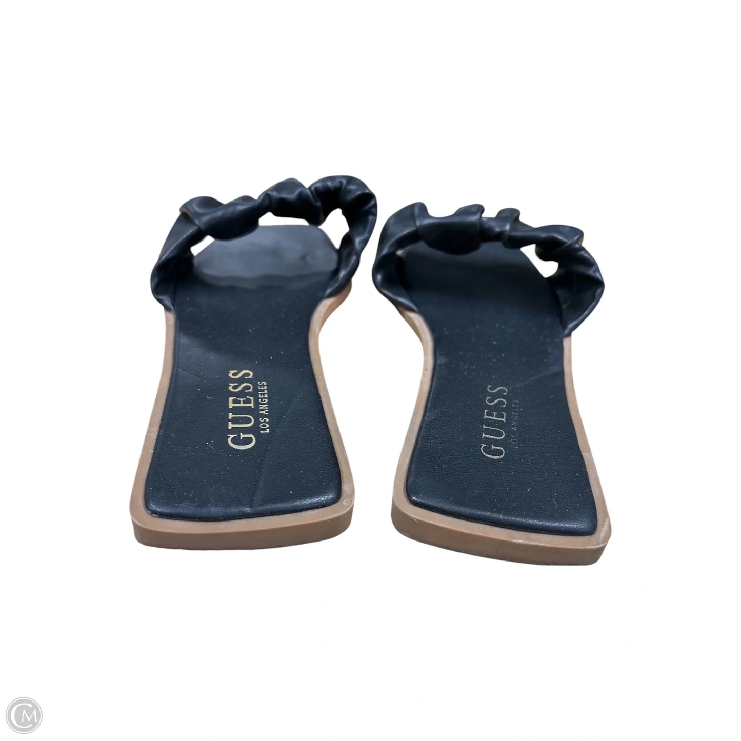 Sandals Flats By Guess In Black, Size: 9