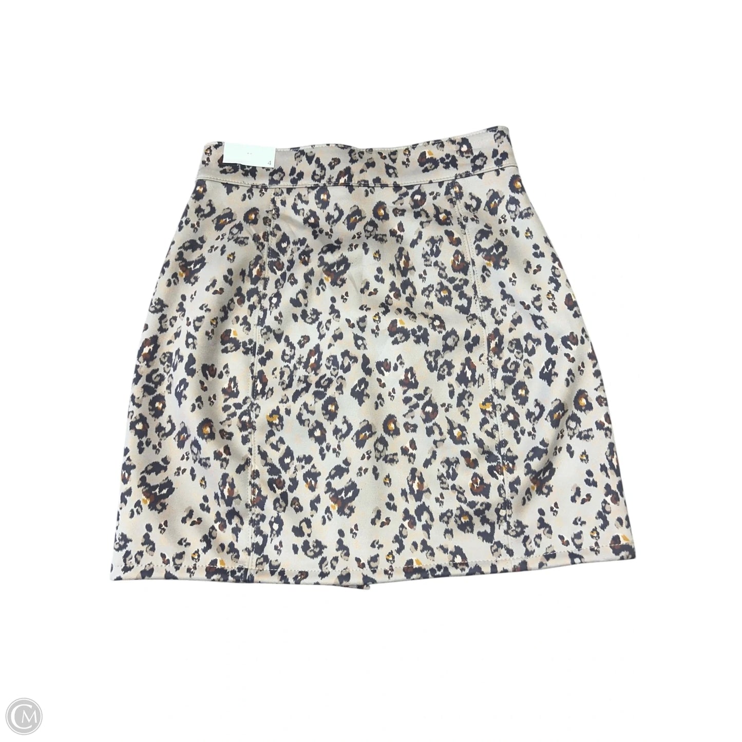 Skirt Mini & Short By Maurices In Grey & Tan, Size: 4
